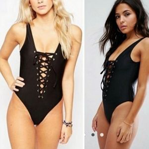 NWOT ASOS Wolf & Whistle One Piece Swimsuit